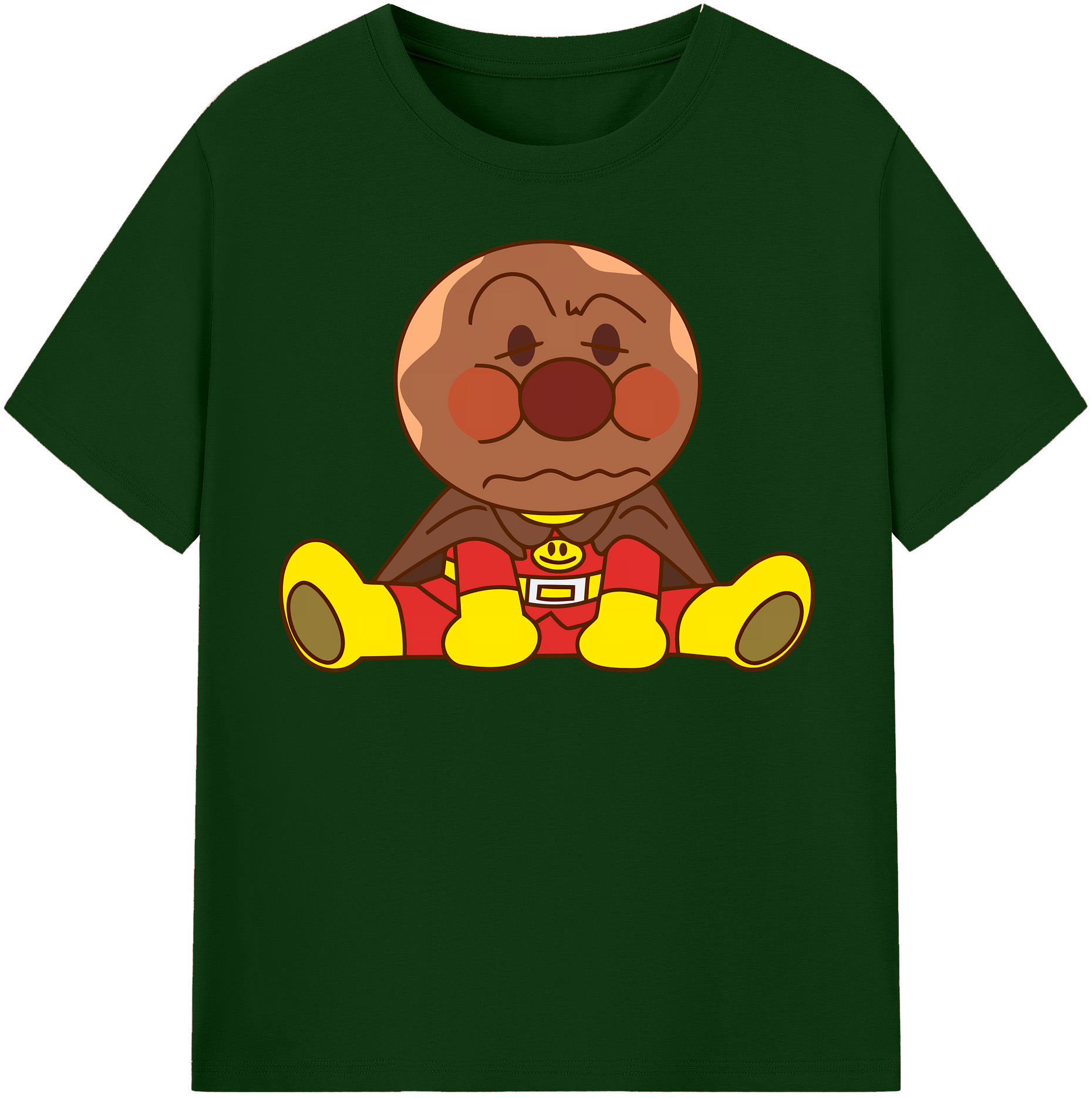 （画像用） アンパンマン Anpanman 綿100％半袖Tシャツ（フロントプリント）